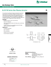 Datasheet SL1011B manufacturer Littelfuse