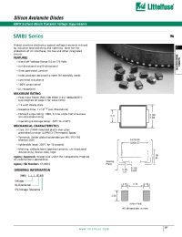 Datasheet SMBJ28C manufacturer Littelfuse
