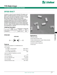 Datasheet SP0501BACT manufacturer Littelfuse