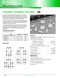 Datasheet SP0504BBC manufacturer Littelfuse