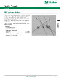 Datasheet V39MA2A manufacturer Littelfuse