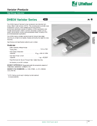 Datasheet V681DHB34 manufacturer Littelfuse