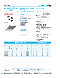 Datasheet WA1210ML180A manufacturer Littelfuse