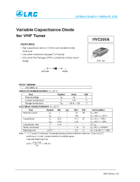 Datasheet HVC300A manufacturer Leshan Radio