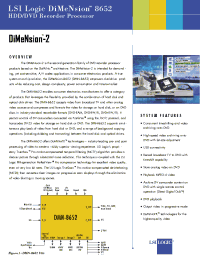 Datasheet DMN-8652 manufacturer LSI