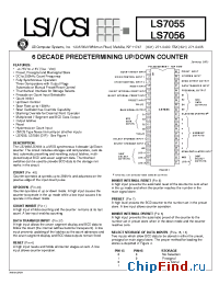 Datasheet LS7055 manufacturer LSI