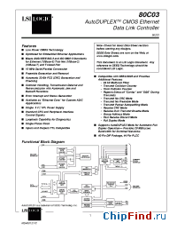 Datasheet PQ80C03 manufacturer LSI Logic