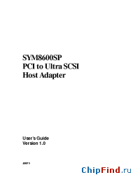 Datasheet SYM8600SP manufacturer LSI Logic