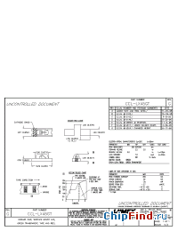 Datasheet CCL-LX45GT-TR manufacturer Lumex
