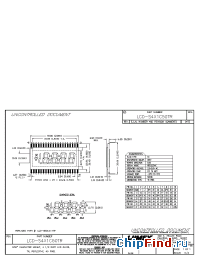 Datasheet LCD-S4X1C50TR manufacturer Lumex
