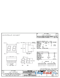 Datasheet LDD-A4306RI manufacturer Lumex
