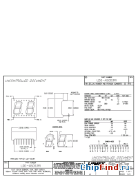 Datasheet LDD-A5003RI manufacturer Lumex