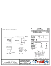 Datasheet LDD-E304NI manufacturer Lumex