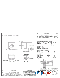 Datasheet LDD-E306NI-RA manufacturer Lumex