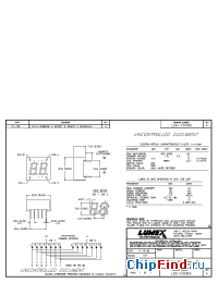 Datasheet LDD-F306NI manufacturer Lumex