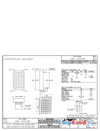 Datasheet LDM-15457MI manufacturer Lumex