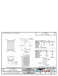 Datasheet LDM-15458NI manufacturer Lumex