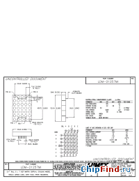 Datasheet LDM-21257NI manufacturer Lumex