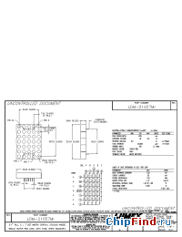 Datasheet LDM-21657MI manufacturer Lumex