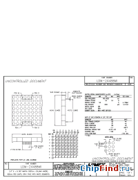 Datasheet LDM-24488MI manufacturer Lumex