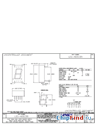 Datasheet LDS-A6003RI manufacturer Lumex