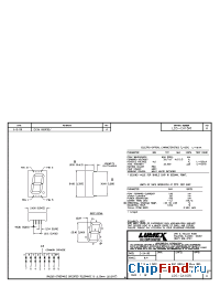 Datasheet LDS-CA16RI manufacturer Lumex