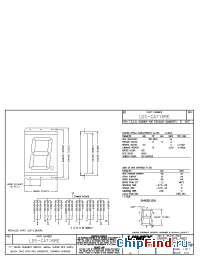 Datasheet LDS-CA716RE manufacturer Lumex