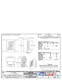Datasheet LDS-E8006RI manufacturer Lumex