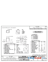 Datasheet OCP-PCDB116 manufacturer Lumex