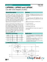Datasheet LXP600A manufacturer Level One