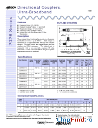 Datasheet 2026-6001-10 manufacturer M/A-COM
