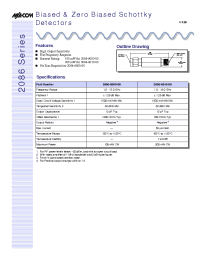 Datasheet 2086 manufacturer M/A-COM