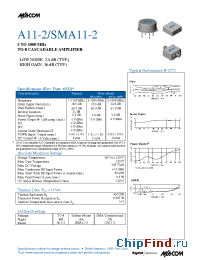 Datasheet A11-2 manufacturer M/A-COM