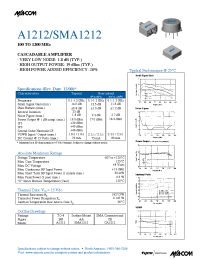 Datasheet A1212 manufacturer M/A-COM