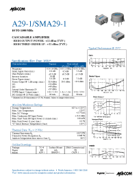 Datasheet A29-1 manufacturer M/A-COM