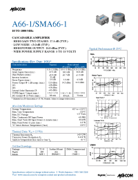 Datasheet A66-1 manufacturer M/A-COM