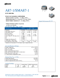 Datasheet A87-1 manufacturer M/A-COM