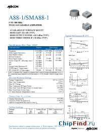 Datasheet A88-1 manufacturer M/A-COM