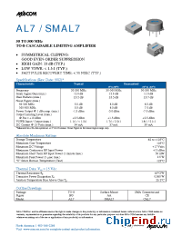 Datasheet AL7 manufacturer M/A-COM