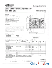Datasheet AM42-0007-DIE manufacturer M/A-COM