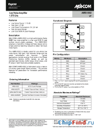 Datasheet AM50-0002TR-3000 manufacturer M/A-COM