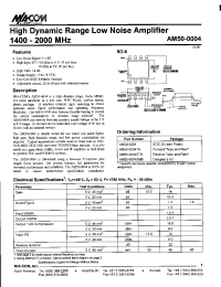 Datasheet AM50-0004SMB manufacturer M/A-COM