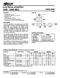 Datasheet AM50-0006 manufacturer M/A-COM