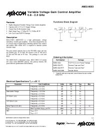 Datasheet AM55-0023SMB manufacturer M/A-COM