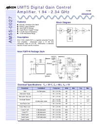 Datasheet AM55-0027-TB manufacturer M/A-COM