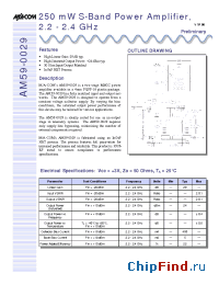 Datasheet AM59-0029 manufacturer M/A-COM