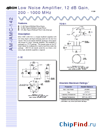 Datasheet AMC-142 manufacturer M/A-COM