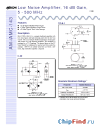 Datasheet AMC-143 manufacturer M/A-COM