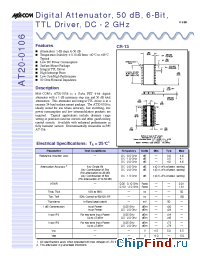 Datasheet AT20-0106TR manufacturer M/A-COM