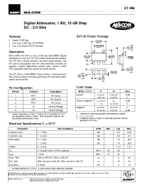 Datasheet AT-266TR manufacturer M/A-COM